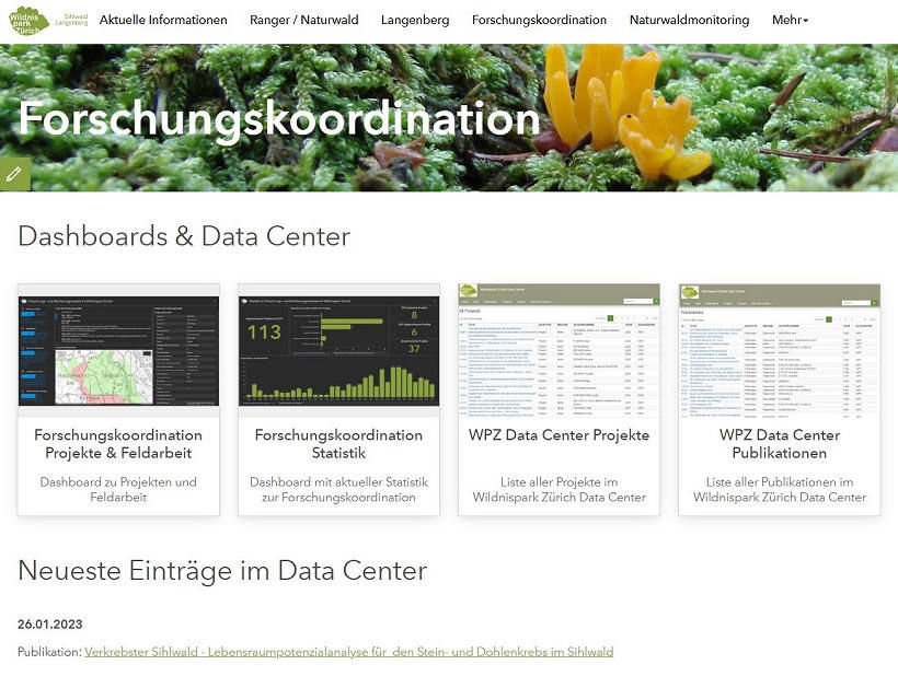 Screenshot des Tools zur standortspezifischen Informationsauswertung für vdpResearch
